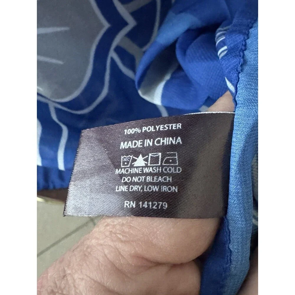 NFL Indianapolis Colts Little Earth Mandala Kaftan Poncho One Size Blue